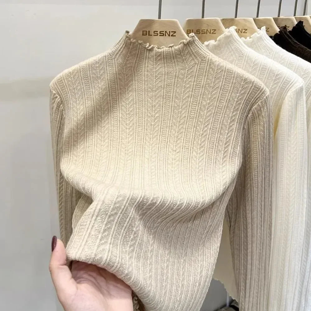 Turtleneck Knit Sweater